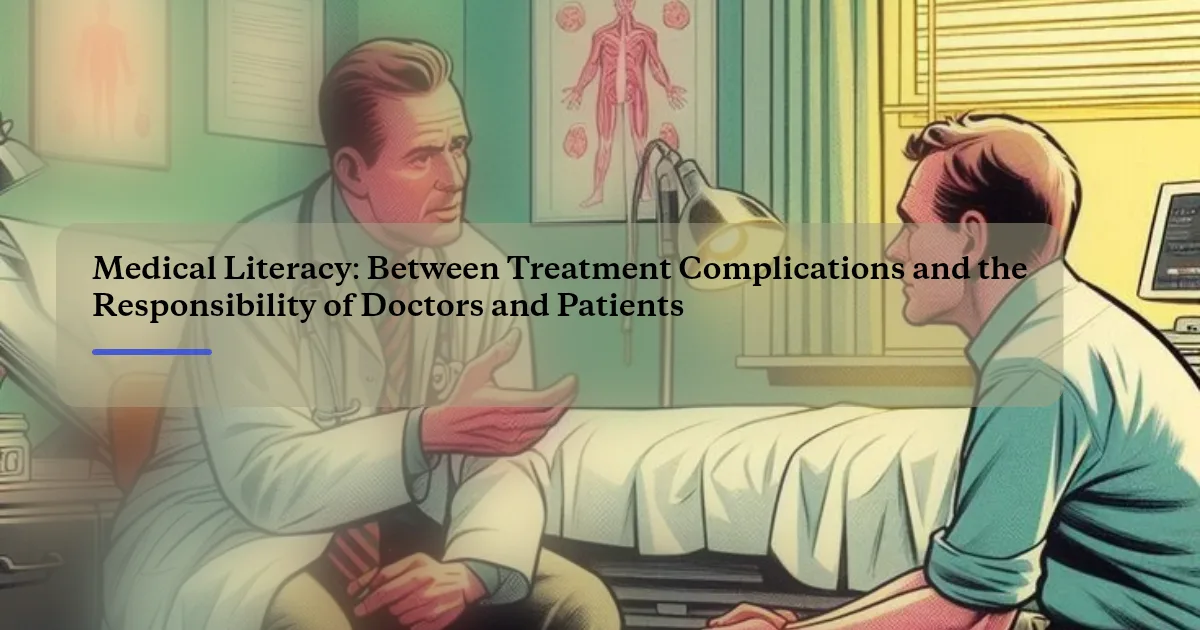 Doctor discussing treatment and medical complications with a patient